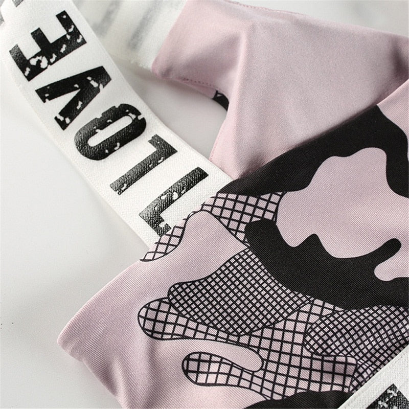 Yoga Set Women Fitness Sportwear Suit Sport Female Gym Running Leggings Top Pants - KiwisLove