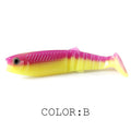 NEW cannibal baits 3D color bicolor smell  96mm/80mm/62mm  T Tail - KiwisLove