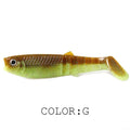 NEW cannibal baits 3D color bicolor smell  96mm/80mm/62mm  T Tail - KiwisLove