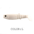 NEW cannibal baits 3D color bicolor smell  96mm/80mm/62mm  T Tail - KiwisLove
