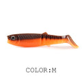 NEW cannibal baits 3D color bicolor smell  96mm/80mm/62mm  T Tail - KiwisLove