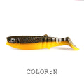 NEW cannibal baits 3D color bicolor smell  96mm/80mm/62mm  T Tail - KiwisLove