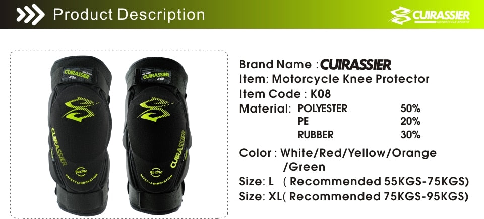 Cuirassier Kids Kneepad Protection MX Protector Racing Guards Off-road - KiwisLove