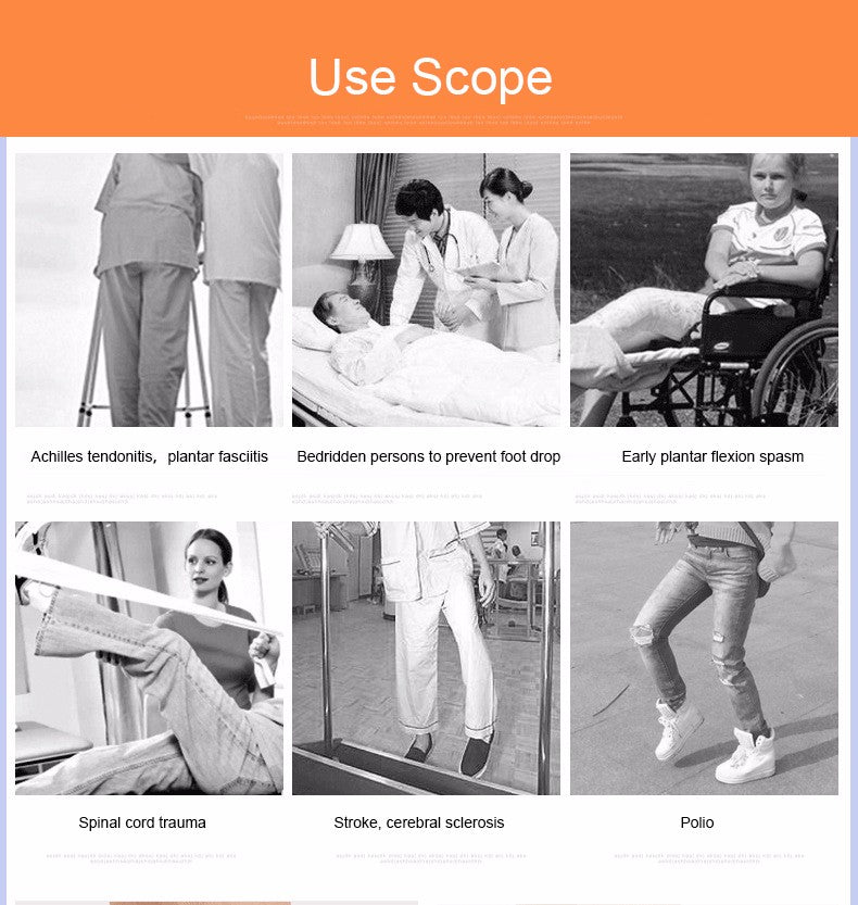 OPER Ankle drop foot brace Orthosis Adjustable Support  Arch Shock Absorber Bandage - KiwisLove