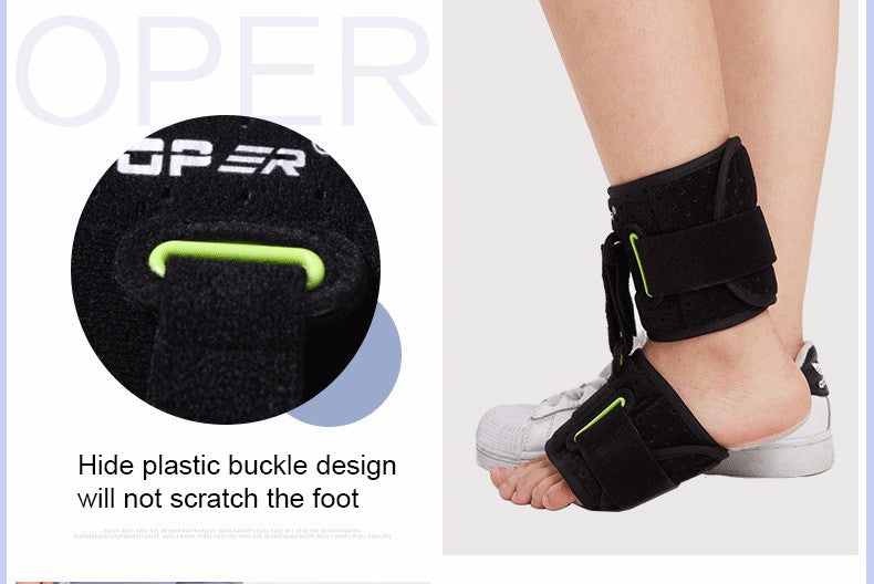 OPER Ankle drop foot brace Orthosis Adjustable Support  Arch Shock Absorber Bandage - KiwisLove