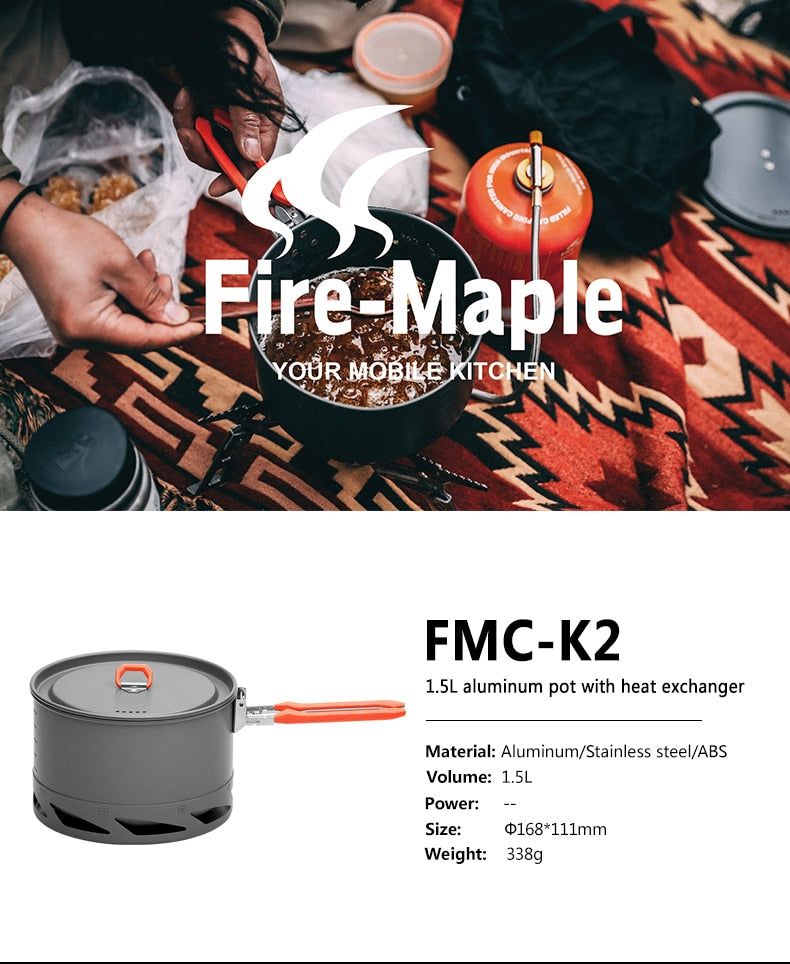 Fire Maple Feast K2 Heat Exchange Cooker FMC-K2 - KiwisLove