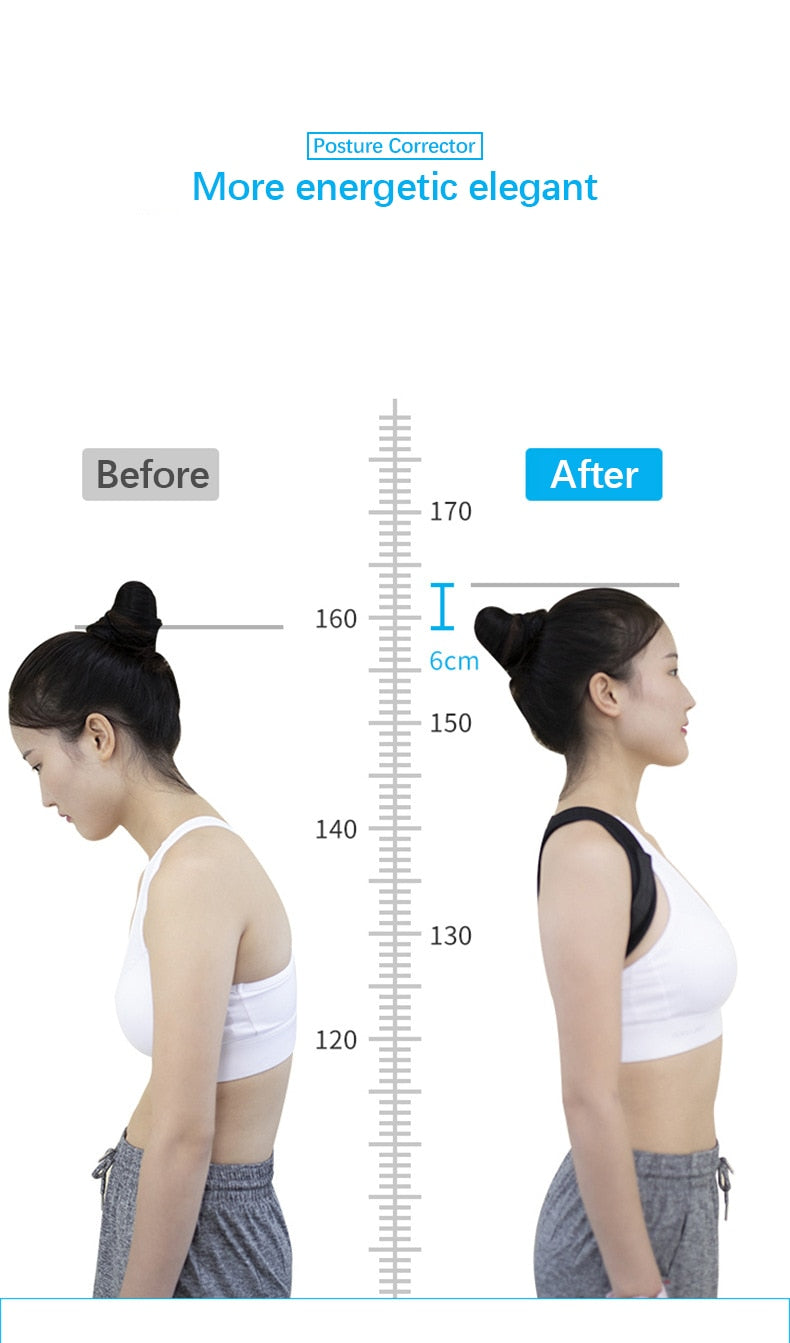 Adjustable Posture Corrector Back Support Shoulder Back Corset Posture - KiwisLove