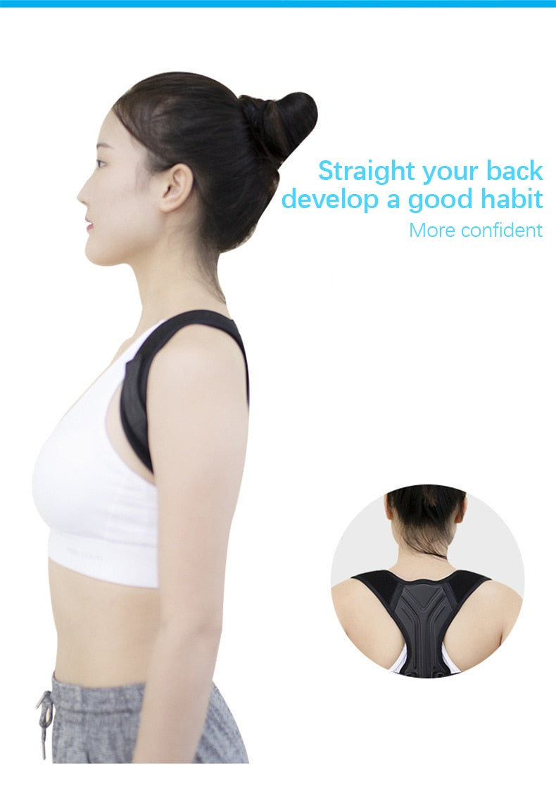 Adjustable Posture Corrector Back Support Shoulder Back Corset Posture - KiwisLove