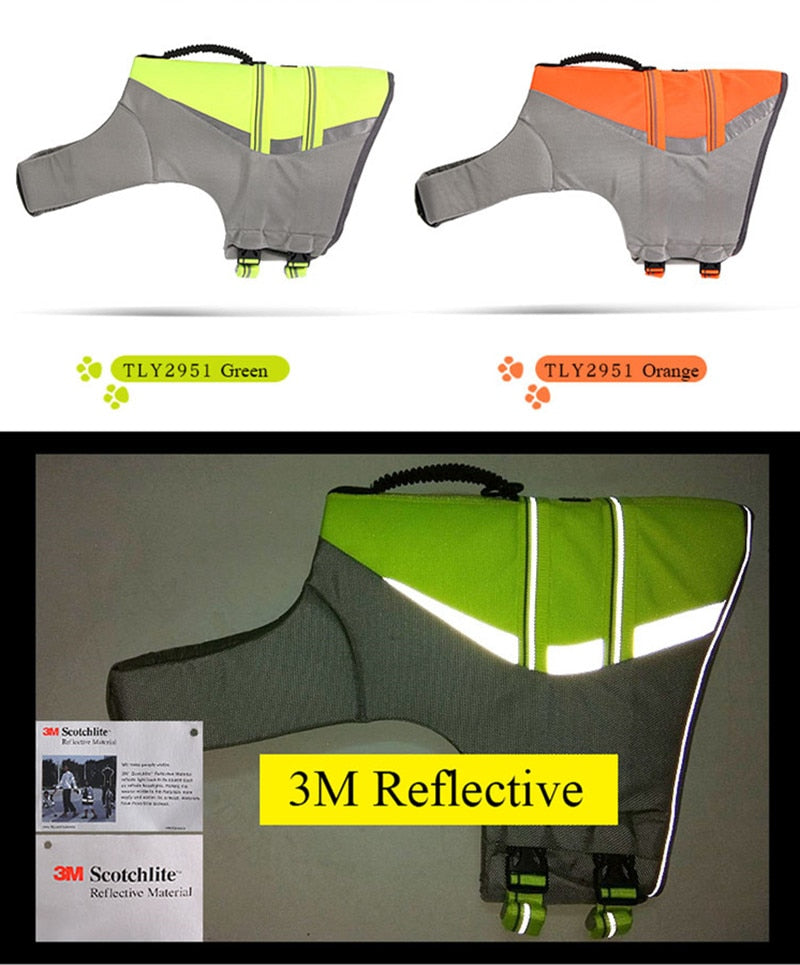 Truelove Dog Swimming Life Jacket Safety Vest  Adjustable Reflective in Pool or Surfing Drifting TLY1951 - KiwisLove