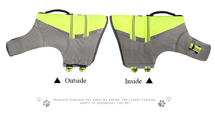 Truelove Dog Swimming Life Jacket Safety Vest  Adjustable Reflective in Pool or Surfing Drifting TLY1951 - KiwisLove