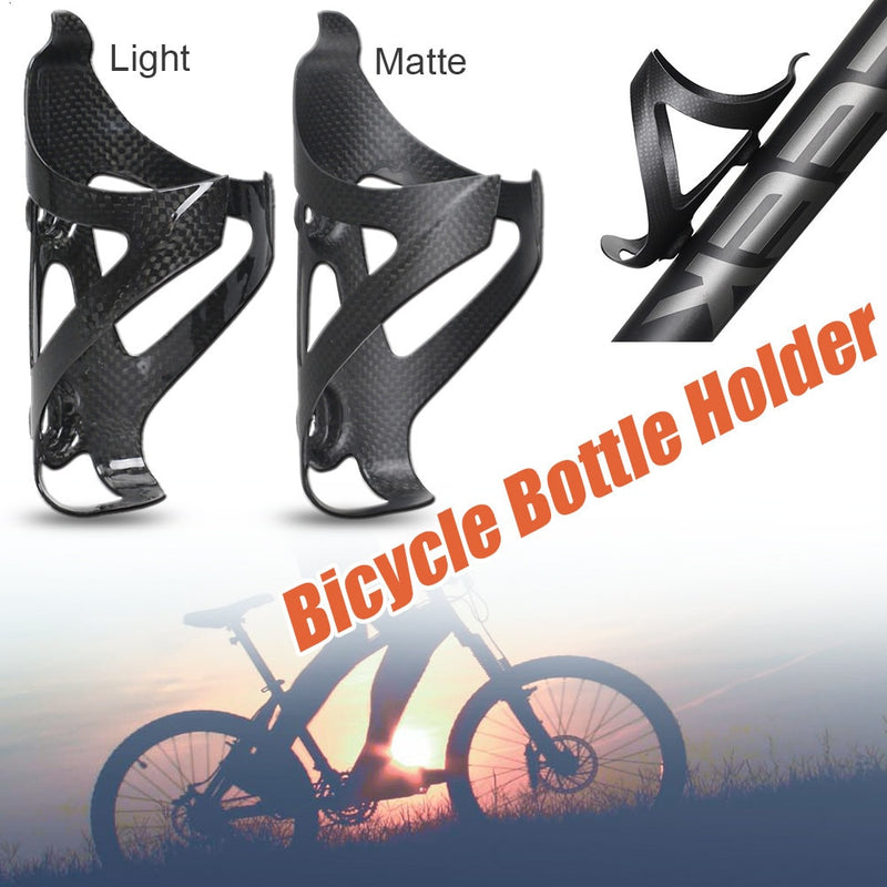 TOSEAK Full Carbon Fiber Bicycle Water Bottle Cage MTB Road Bike Bottle Holder Ultra Light Cycle Equipment Matte/light - KiwisLove