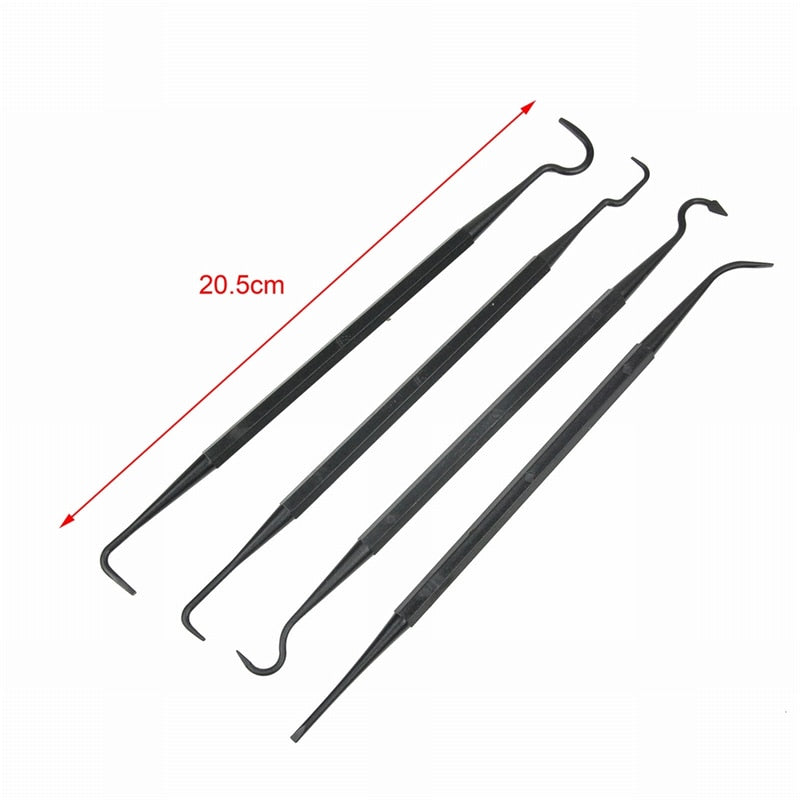 7pcs/Set 3pcs Steel Wire Brush + 4pcs Nylon Pick Set Universal Gun Hunting Cleaning Kit Tactical Rifle Pistol Gun Cleaning Tool - KiwisLove