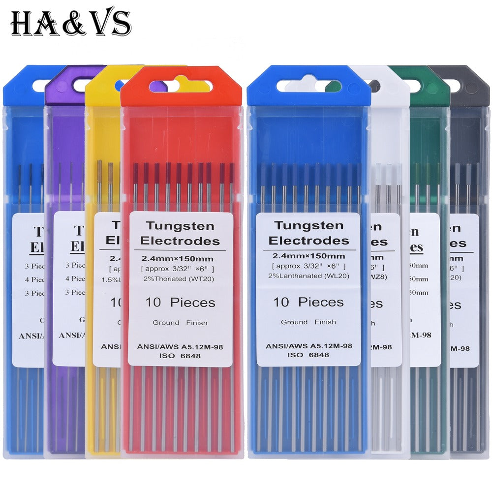 Tungsten Electrodes TIG Welding Rods 150mm 1.0 1.6 2.4 3.2mm - KiwisLove