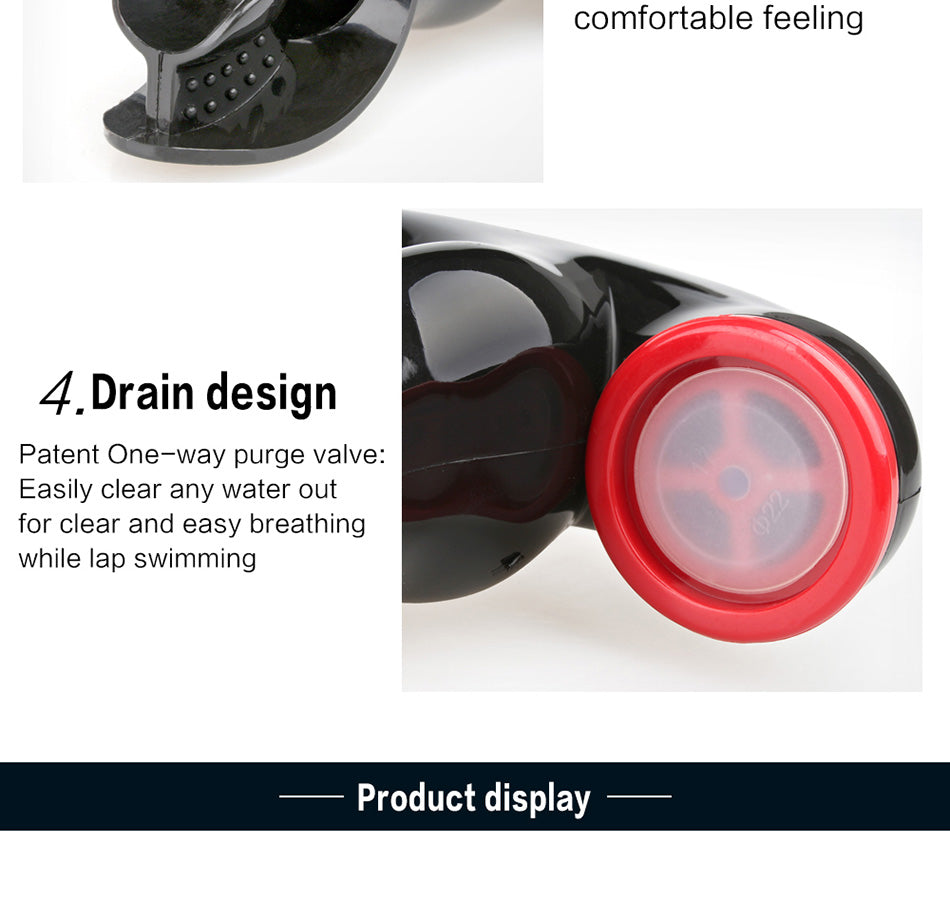 Copozz Professional Open Top Snorkels Swimming Diving Snorkeling Beginer - KiwisLove