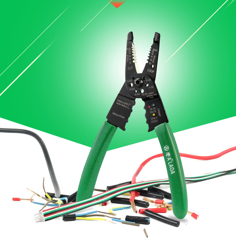 LAOA 8inch Wire Stripping Pliers Practical Multi-function Crimp  Electric Pliers - KiwisLove