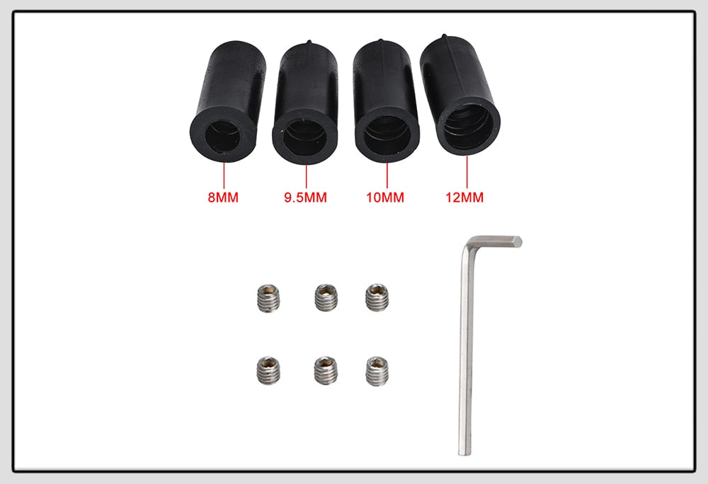 Universal Car Manual Gear Shift Knob Adapter For M10x1.5/M12x1.25 Thread Aluminum Alloy WLR-SBA01 - KiwisLove