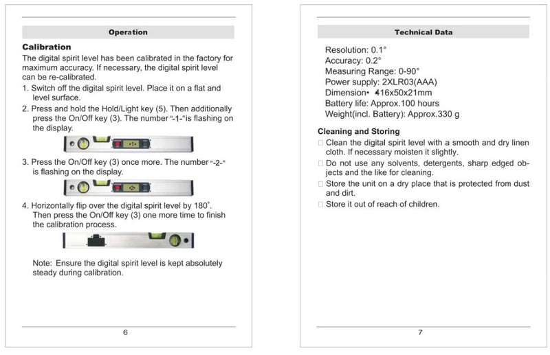 Digital Spirit Level Protractor Angle Finder Inclinometer - KiwisLove