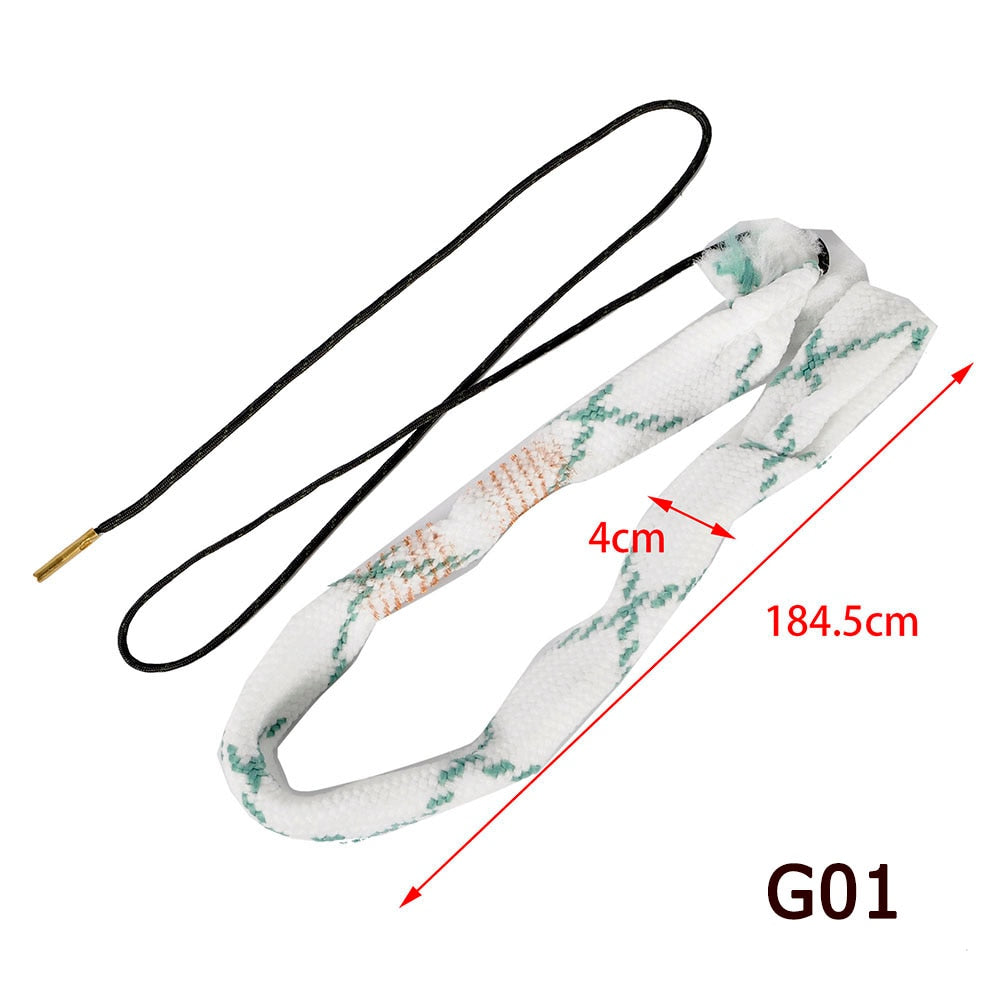 Hunting Gun Accessories Bore Cleaner .22 Cal.223 Cal.38 Cal& 5.56mm 7.62mm 12GA Rifle Cleaning Tool Rifle Barrel Calibre Rope - KiwisLove
