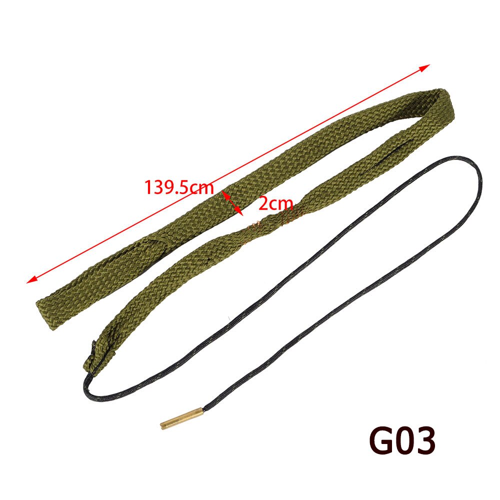 Hunting Gun Accessories Bore Cleaner .22 Cal.223 Cal.38 Cal& 5.56mm 7.62mm 12GA Rifle Cleaning Tool Rifle Barrel Calibre Rope - KiwisLove