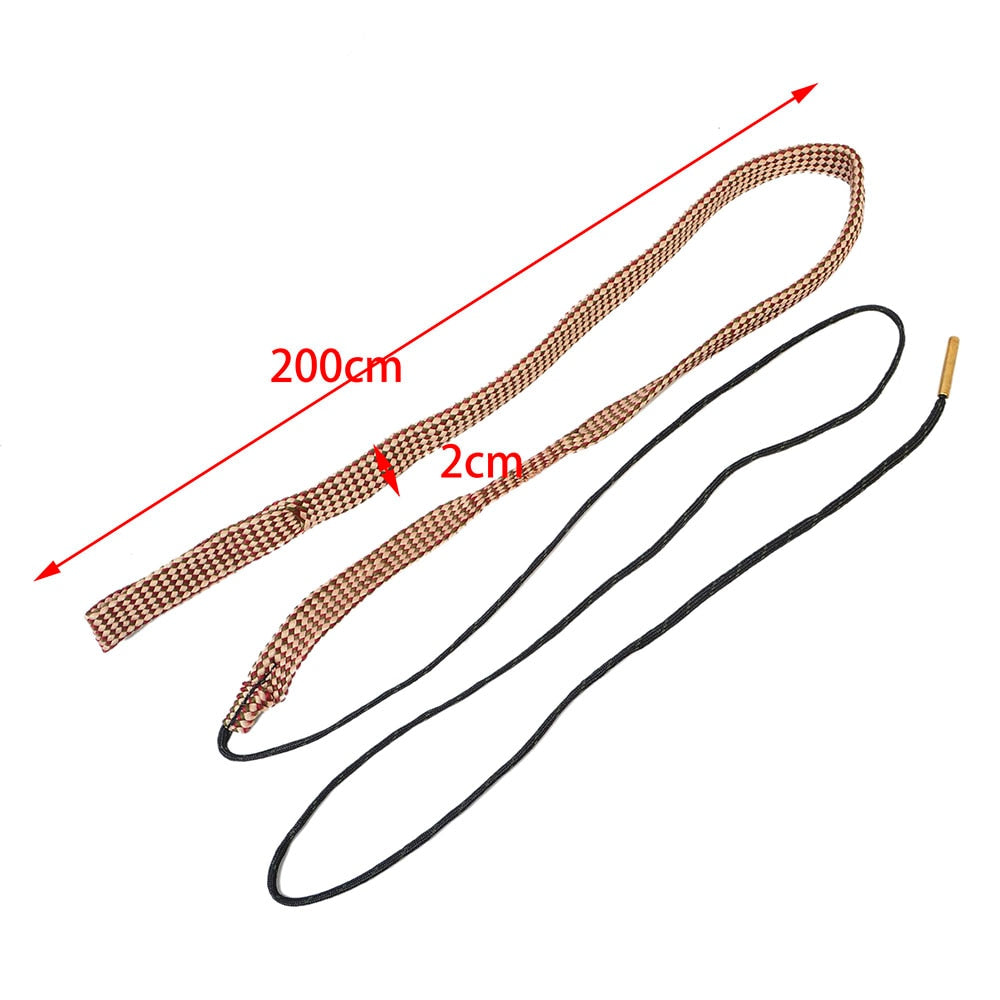 Hunting Gun Accessories Bore Cleaner .22 Cal.223 Cal.38 Cal& 5.56mm 7.62mm 12GA Rifle Cleaning Tool Rifle Barrel Calibre Rope - KiwisLove