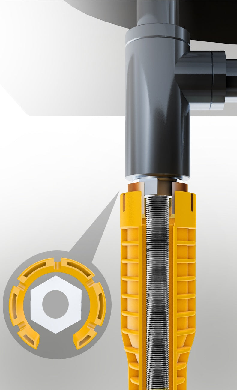 Multifunctional Water Pipe Double End Wrench Basin Bottom Pliers Sleeve - KiwisLove