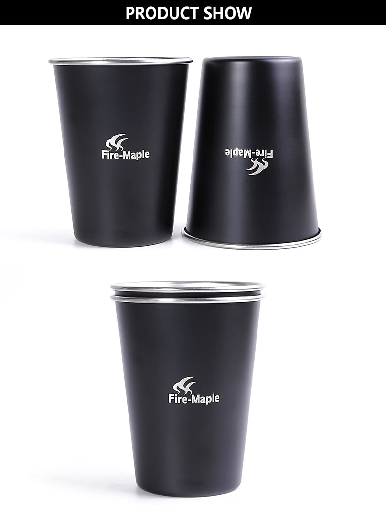 Fire Maple Outdoor Camping Mug 2 Pcs Antarcti Stainless Steel Cup - KiwisLove