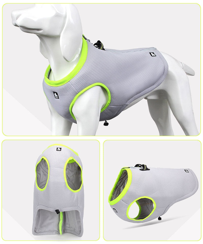 Truelove  dog summer clothes cooling vest jacket reflective vest  mesh harness - KiwisLove