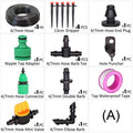 1/4" Hose Drip Irrigation System 360 Degree Adjustable 8 Hole Sprinkler Kit - KiwisLove