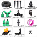 1/4" Hose Drip Irrigation System 360 Degree Adjustable 8 Hole Sprinkler Kit - KiwisLove