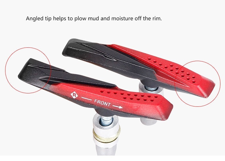 Baradine 959V 73mm MTB V-Brake Pads Mechanical Linear Pull Brakes Dual Compound - KiwisLove