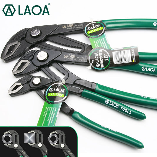 LAOA Fast Water Pump Pliers Pipe Wrench Plumbing Combination Pliers Universal Wrench Grip Pipe Wrench Plumber - KiwisLove