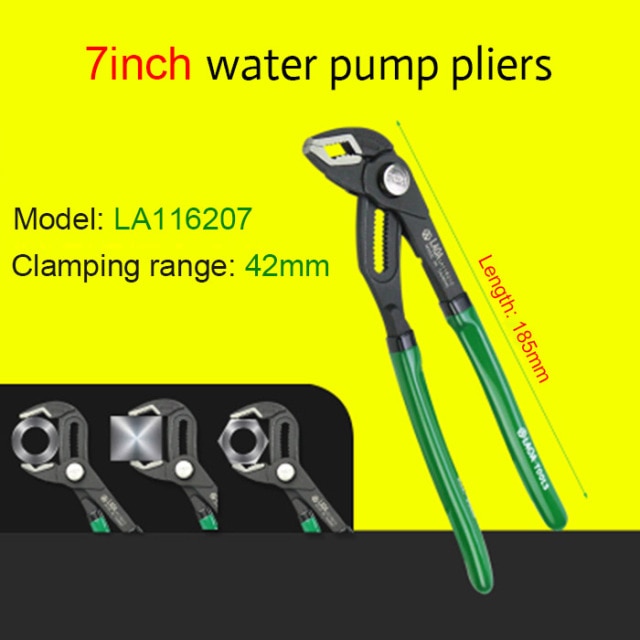 LAOA Fast Water Pump Pliers Pipe Wrench Plumbing Combination Pliers Universal Wrench Grip Pipe Wrench Plumber - KiwisLove