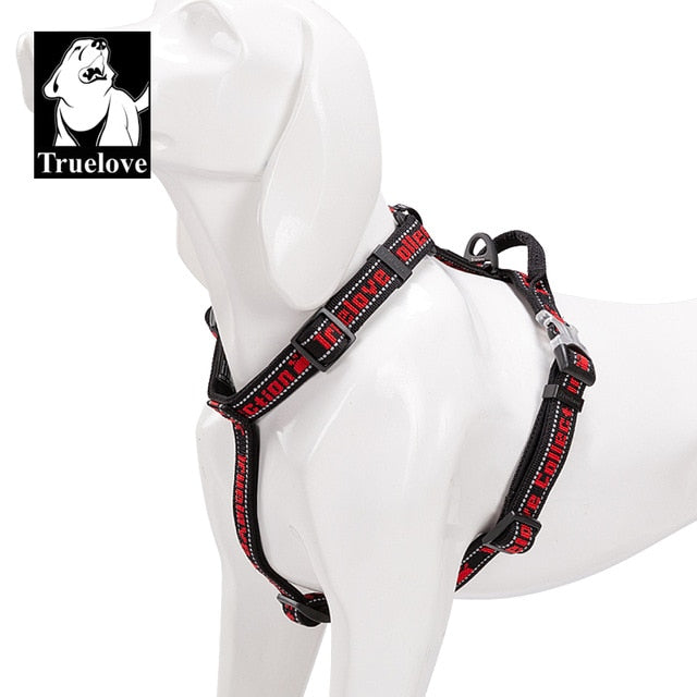 Truelove Dog Harness No Pull Tactical Service Pet Lift Breathable Mesh ReflectiveTLH6172 - KiwisLove