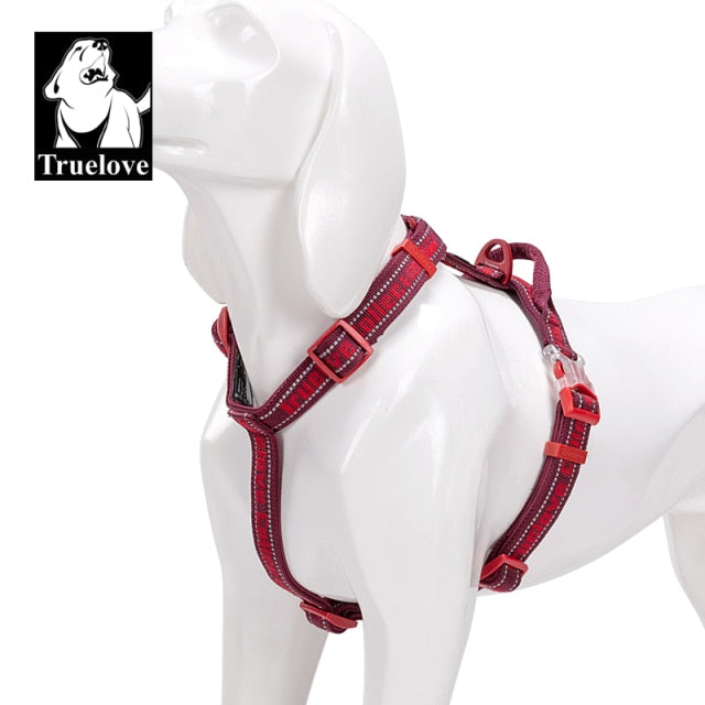 Truelove Dog Harness No Pull Tactical Service Pet Lift Breathable Mesh ReflectiveTLH6172 - KiwisLove