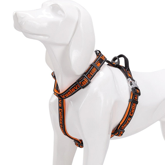 Truelove Dog Harness No Pull Tactical Service Pet Lift Breathable Mesh ReflectiveTLH6172 - KiwisLove