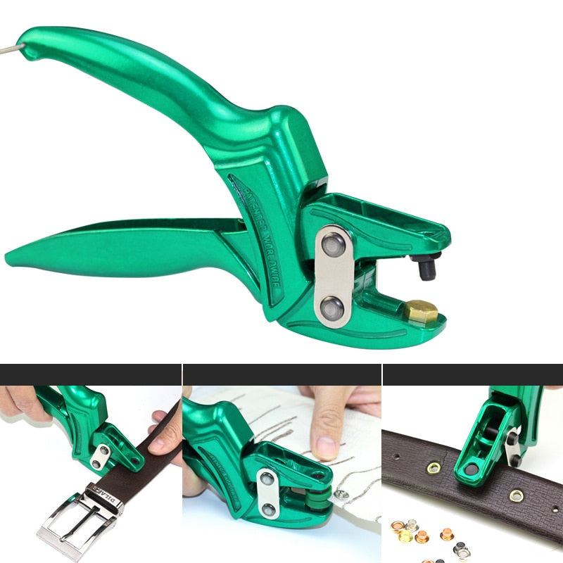 LAOA Multi-fonction Leather Punch Pliers Aluminium alloy Eyelet Puncher - KiwisLove