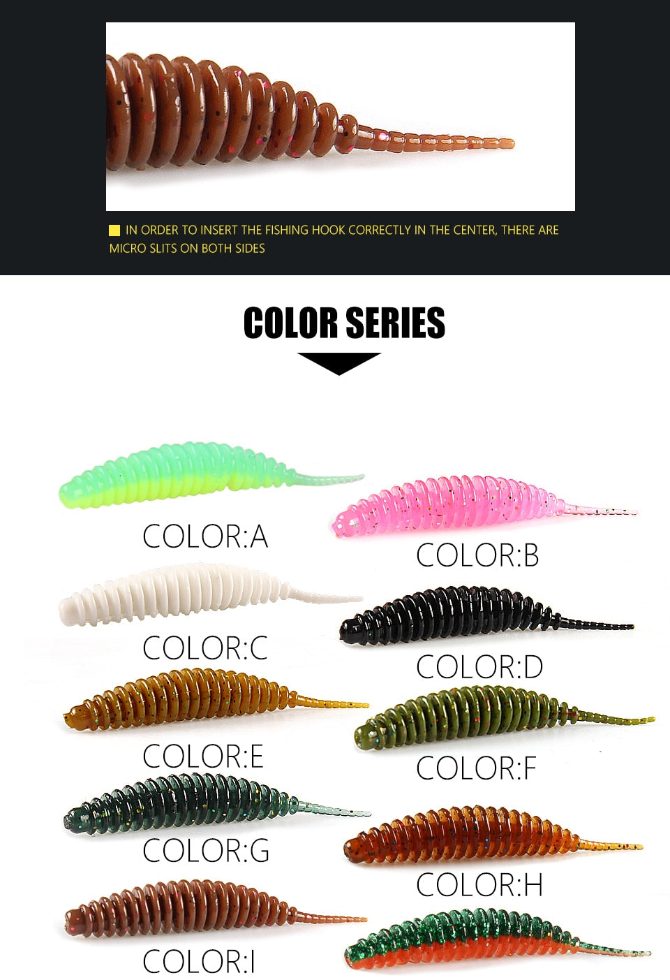 soft bait TANAN 49mm 65mm fishing lures Pesca carp fishing bass  Isca artificial PVA - KiwisLove