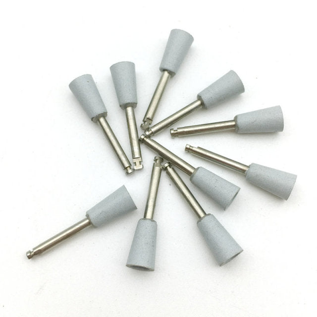 10pcs/bag Dental Silicone Grinding Heads Teeth Polisher for Low-speed Machine - KiwisLove