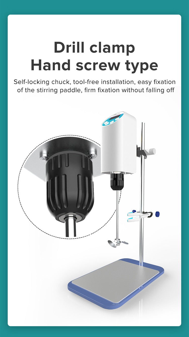 JOANLAB  Laboratory Stirrer Electric Stirrer Digital Display Overhead Stirrer - KiwisLove