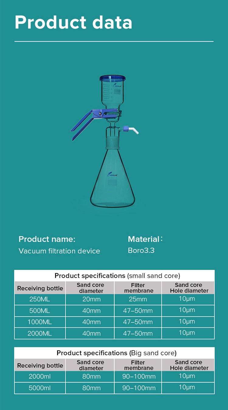 JOANLAB  1000ml Vacuum Filter - KiwisLove