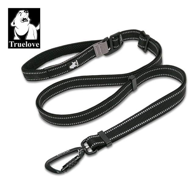 Truelove Pet Leash Hands Free Adjustable Nylon Dog  With Carabiner TLL2671 - KiwisLove