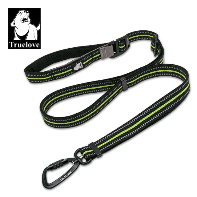 Truelove Pet Leash Hands Free Adjustable Nylon Dog  With Carabiner TLL2671 - KiwisLove