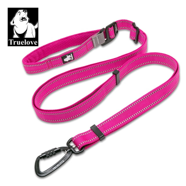 Truelove Pet Leash Hands Free Adjustable Nylon Dog  With Carabiner TLL2671 - KiwisLove