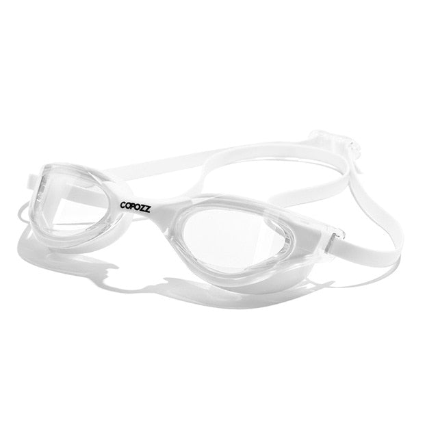COPOZZ Professional Waterproof Clear Double Anti-fog Swim Glasses - KiwisLove