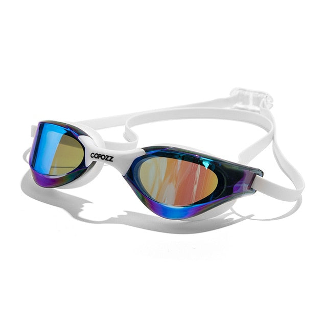 COPOZZ Professional Waterproof Clear Double Anti-fog Swim Glasses - KiwisLove