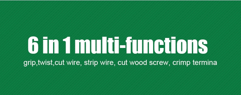 LAOA 8inch Needle Nose Pliers Wire Cutter Wire Stripper Crimping Electirc - KiwisLove