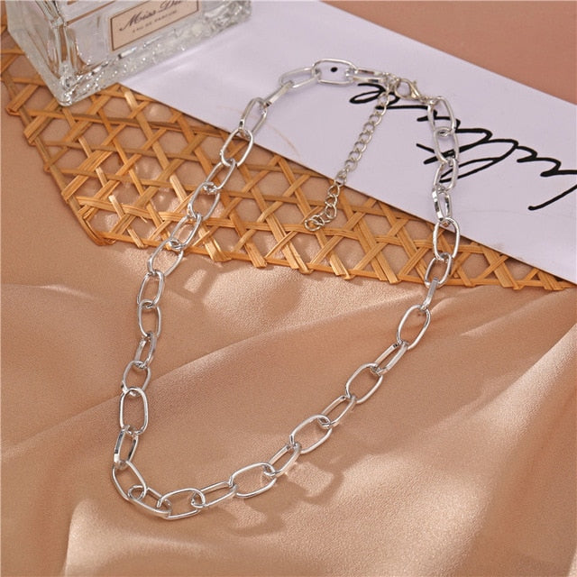 Multi-layer Coin Chain Choker Necklace - KiwisLove