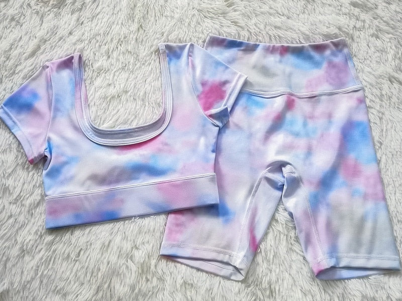 Women Yoga Set Fitness Suits Workout Gym Wear Running Clothing Outfits - KiwisLove