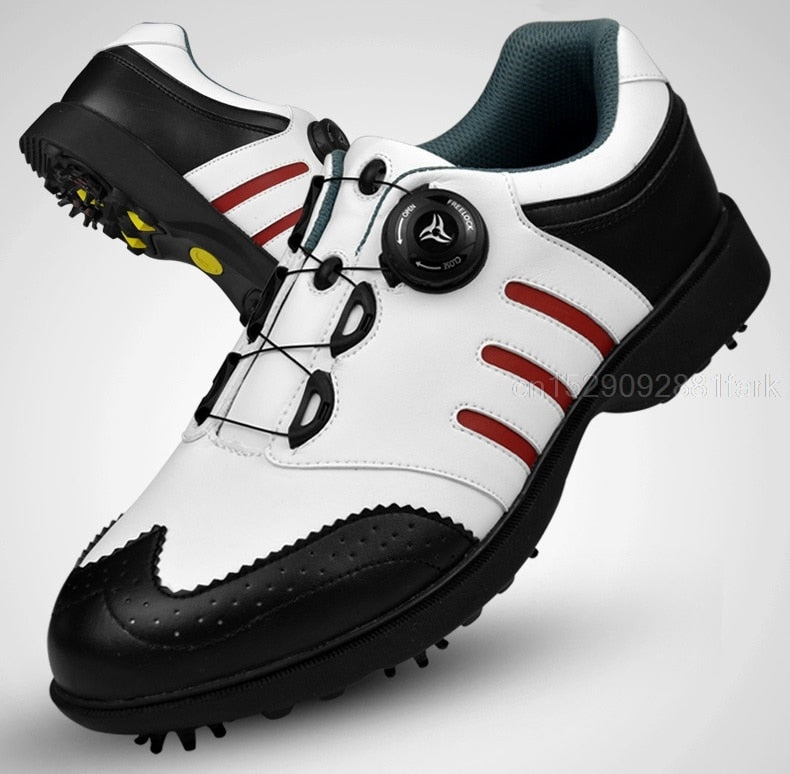 Men Golf Shoes Men Breathable Professional Spikes Non-slip Athletic Sneakers - KiwisLove