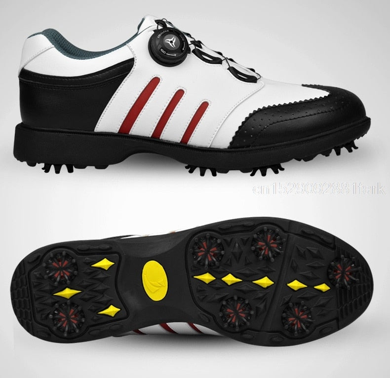 Men Golf Shoes Men Breathable Professional Spikes Non-slip Athletic Sneakers - KiwisLove